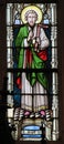 Stained Glass - Saint Joseph Royalty Free Stock Photo