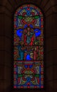 Stained Glass In Saint Nicholas Cathedral Monaco Ville