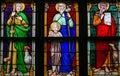 Stained Glass - Saint Peter, Saint Joseph and Saint John the Eva