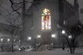 Stained Glass Snowfall