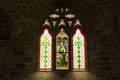 Stained Glass,St John's,Tralee Royalty Free Stock Photo