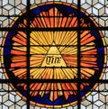 Stained Glass of the Tetragrammaton - the name of God