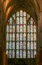 A Stained glass from very old church window .-