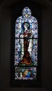 Stained glass windo of St Therese of Lisieux St Patricks church Trim Co Meath Ireland