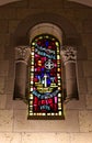 Stained glass window Basilica of Sainte-Anne-de-Beaupre