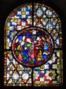 Stained glass window at Canterbury Cathedral