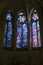 Stained glass window of the Cathedral of Reims