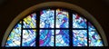 Stained glass window of Church of St. Euphemia of Rovinj