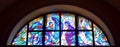 Stained glass window of Church of St. Euphemia of Rovinj