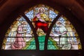 Stained Glass Window Depicting Christ