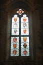 Stained glass window of the Great Hall - Winchester