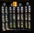 Stained Glass Window Law Library Yale University New Haven Connecticut Royalty Free Stock Photo