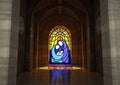 Stained Glass Window Nativity Scene