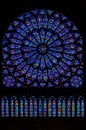 Stained Glass Window of Notre Dame