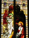 Stained glass window at Polish Church at Milwaukee