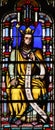 Stained glass window from Saint Germain l`Auxerrois church, Paris