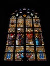 Stained Glass Window in St Jan, `s Hertogenbosch