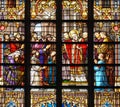 Stained Glass Window in St Jan, `s Hertogenbosch