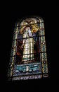 Stained glass window of St .Polycarp made by Ãâ°mile BÃÂ©gule, Eglise Saint Pothin
