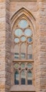 Stained glass window of Temple Expiatori de la Sagrada Familia