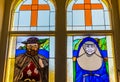 Stained Glass Windows at The Star of The Sea Painted Church,