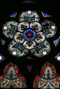 Stained glass, Zagreb cathedral Royalty Free Stock Photo