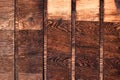 Stained Rustic Plywood. Royalty Free Stock Photo
