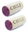 'Chile' Diagonal Wine Cork