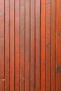 Stained wood planks fence background - vertical lines Royalty Free Stock Photo