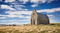 stainedglass old church building Royalty Free Stock Photo