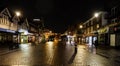 Staines Highstreet night time Royalty Free Stock Photo