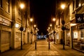 Staines highstreet in night time with canon eos r Royalty Free Stock Photo