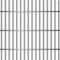 Stainles steel prison cell bars, vector illustration Royalty Free Stock Photo