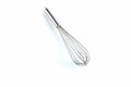 stainless balloon whisk isolated in white background Royalty Free Stock Photo