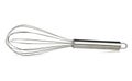 Stainless balloon whisk isolated in white background Royalty Free Stock Photo