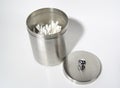 Stainless Canister Royalty Free Stock Photo