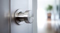 stainless door knobs Royalty Free Stock Photo