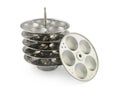 Stainless Stee Idli Stand Royalty Free Stock Photo