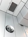 Stainless Steel Air-conditioning Outlet Royalty Free Stock Photo