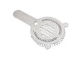 Stainless steel bar cocktail strainer, cut out, photo stacking