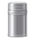 Stainless steel canister holds liquid fuel Royalty Free Stock Photo
