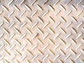 Stainless steel checkered plate backgrounds and textures closeup.