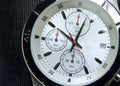 The stainless steel of chronograph watch