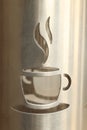 Stainless steel coffee cup