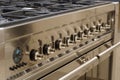 Stainless steel cooker Royalty Free Stock Photo