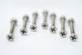 Stainless Steel Countersunk Bolts and Lock Nut Royalty Free Stock Photo