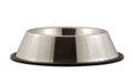 Stainless Steel Dog Bowl Royalty Free Stock Photo