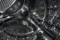 Steel drum inside washing machine