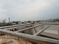 Stainless steel for drying cloth on the roof