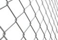 Stainless Steel Fence Royalty Free Stock Photo